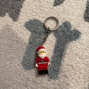 Santa Lego Keychain